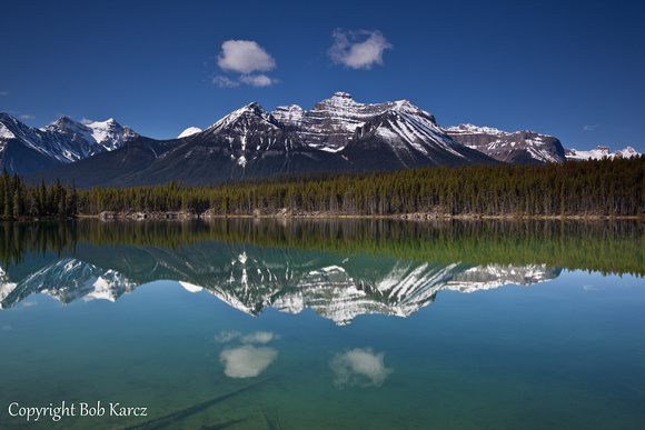 Herbert Lake reflection- Icefield Pkwy