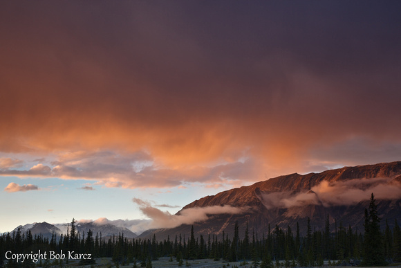Icefield Parkway Sunset