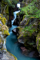 avalanche Creek aqua cascades