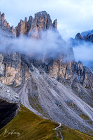Rugged Dolomite Mountains
