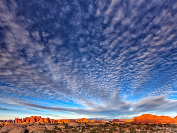 Buttermilk clouds over Red Rocks
