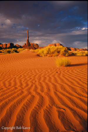 totem pole &  dunes- Monument Valley